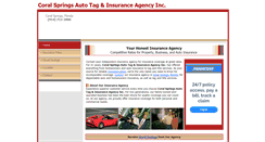 Desktop Screenshot of coralspringsins.com